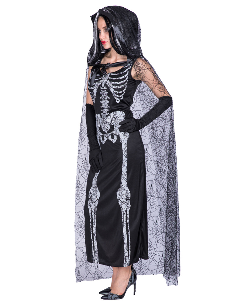 F1857 skeleton costume women